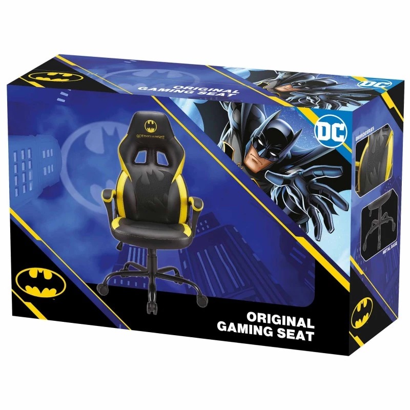Καρέκλα gaming PC Subsonic SA5642-B1 με επένδυση Μαύρο Κίτρινο 120 kg