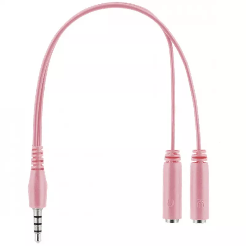 Deltaco GAM-030-P ακουστικά και headset ενσύρματα headband gaming USB Type-A ροζ (GAM-030-P)