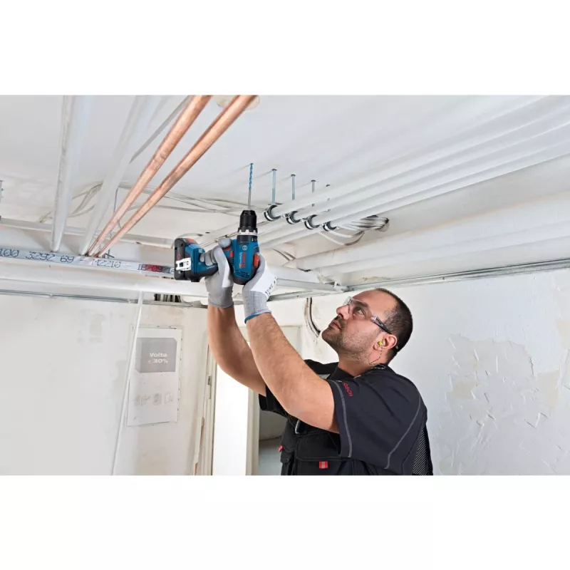 Μπαταρίας κρουστικό κατσαβίδι Bosch GSB 18V-65 με 2x 4,0Ah μπαταρίες και L-Case