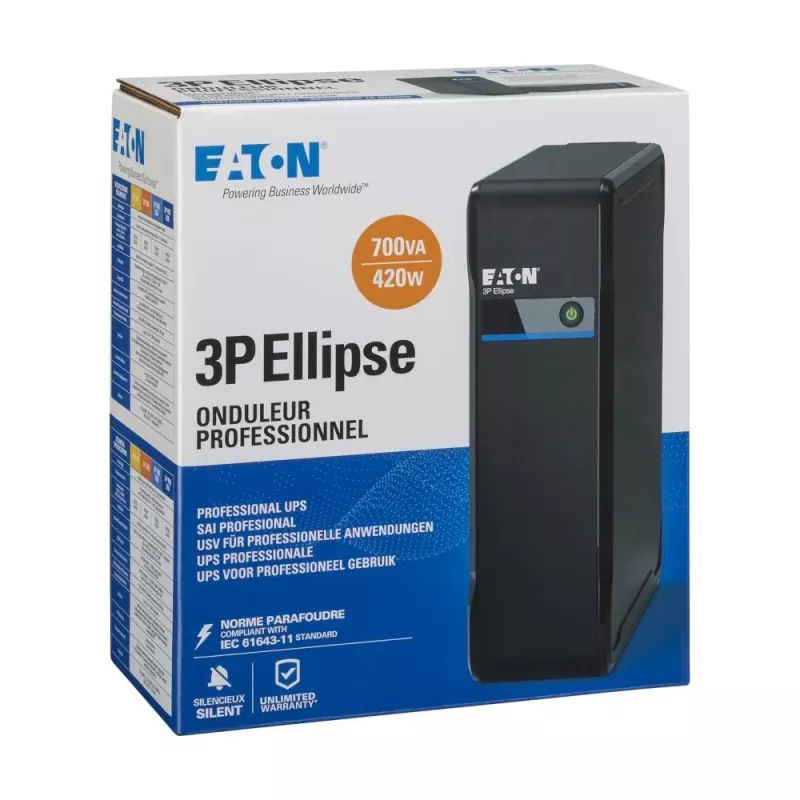 Eaton 3P700I UPS Standby Offline 0,7 kVA 420 W 4 έξοδοι AC