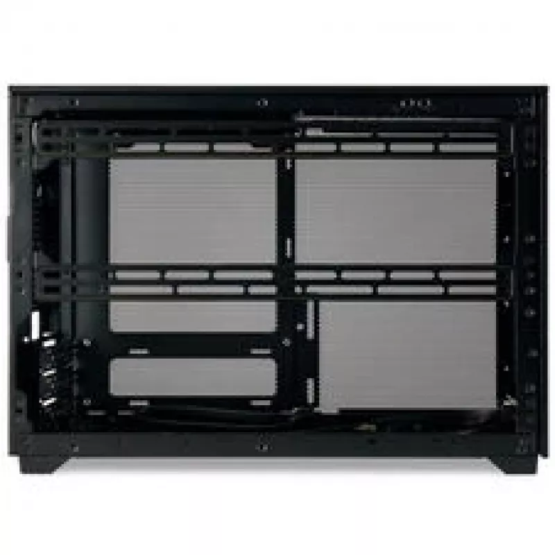 Κουτί Mini ITX/ATX PC ssupd Meshroom D (CS-MRD-BK-1) — συμπαγές μαύρο κουτί με Mesh panels