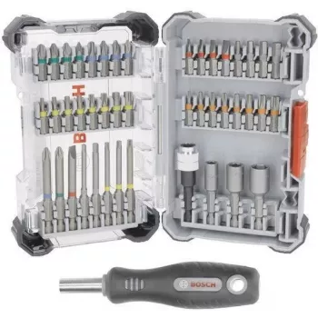 Σετ bits Bosch 44 τεμ. Extra Hard 2607017732 — bits κατσαβιδιού και τρυπανιού, διάφοροι τύποι και μεγέθη