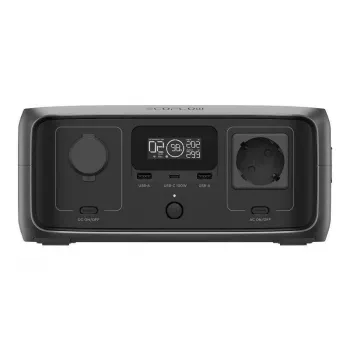 Φορητός σταθμός ενέργειας EcoFlow RIVER 3 UPS — LiFePO4 245 Wh, 300 W, 1 υποδοχή AC, USB-A, USB-C, είσοδος AC/ηλιακή/DC