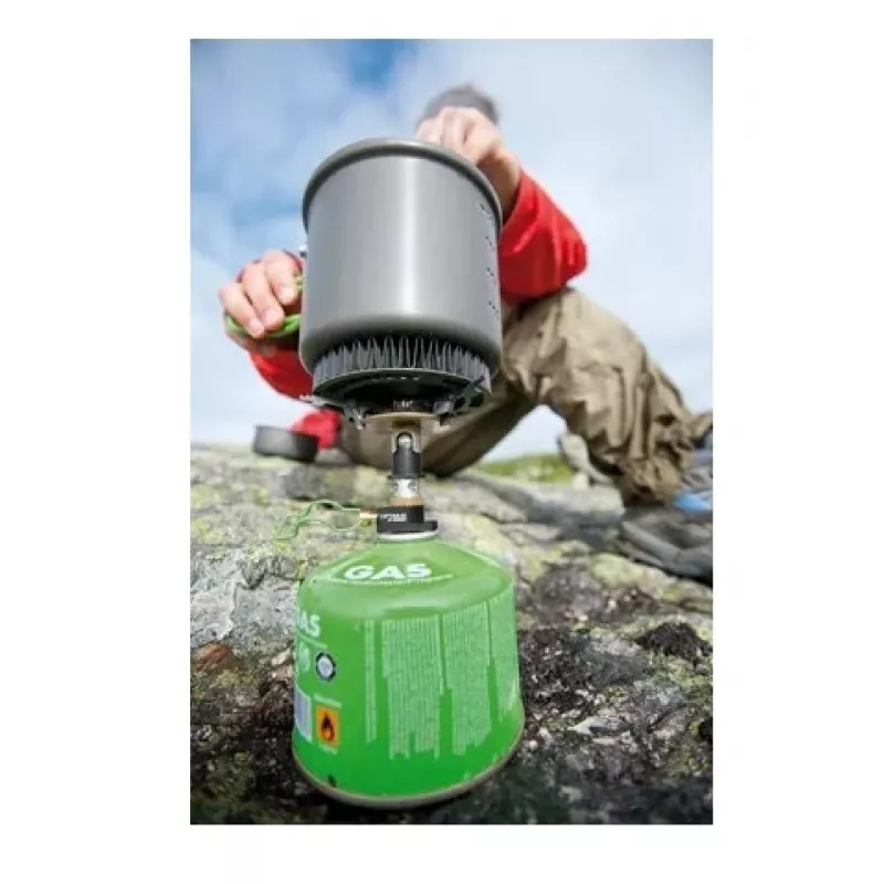 Optimus 8020707 Σετ μαγειρικών σκευών κάμπινγκ 0,95 l γκρι