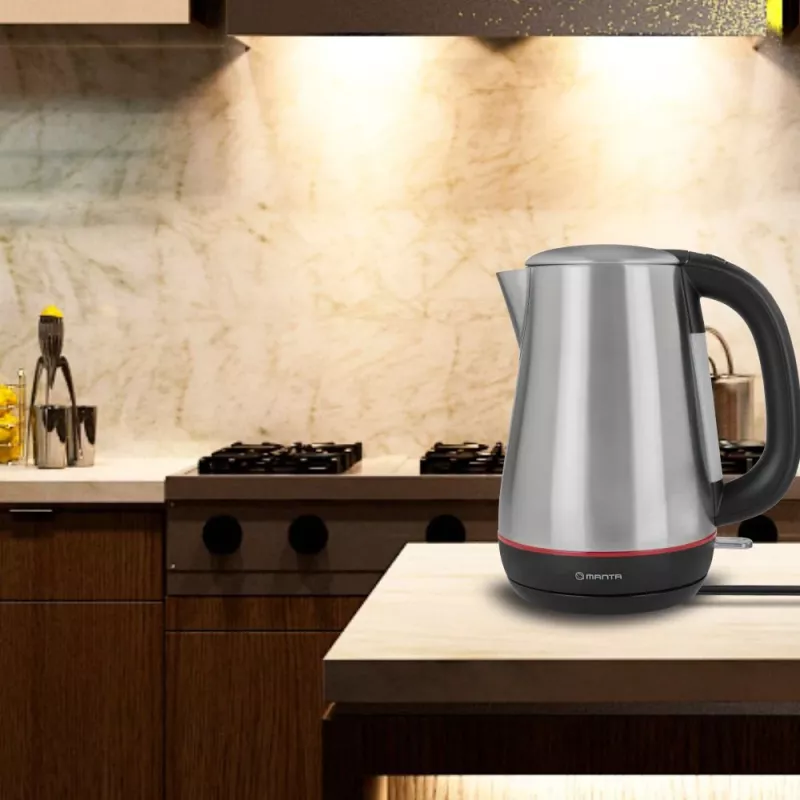 Βραστήρας MANTA 1,7L 2200W ανοξείδωτος χάλυβας