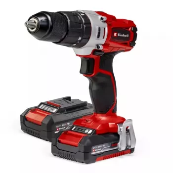 Einhell TE-CD 18/2 18750 RPM Χωρίς κλειδί 1,45 kg Μαύρο, Κόκκινο