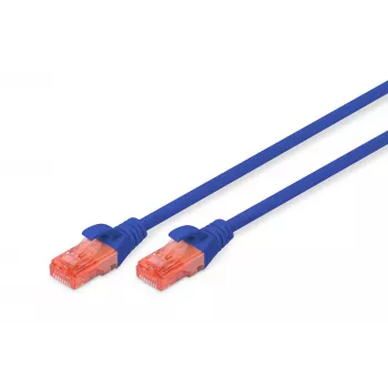 Καλώδιο δικτύου Digitus CAT 6 U/UTP RJ-45 Cat6 3m Μπλε