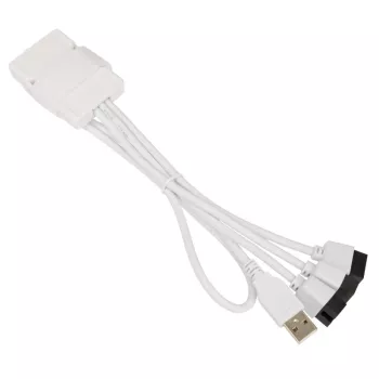 USB Hub Lian Li PW-U2TPAW Βύσμα Type-A 1-σε-3 IDC 9-Pin