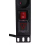 Alantec Πολύπριζο 19 ιντσών 1U, 8x CEE 7/5, διακόπτης, 1.8m (PZ081U)