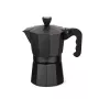 Καφετιέρα Moka Maestro MR-1666-3-Μαύρο, χειροκίνητη αλουμινένια καφετιέρα για 3 φλιτζάνια, 150 ml, μαύρο