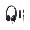 Lenovo 4XD1M45626 Ακουστικά/Headset ενσύρματα με κεφαλοδέσμενο USB Type-C μαύρα