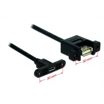 Καλώδιο USB Micro-USB B USB A DeLOCK 85109 0,25 m