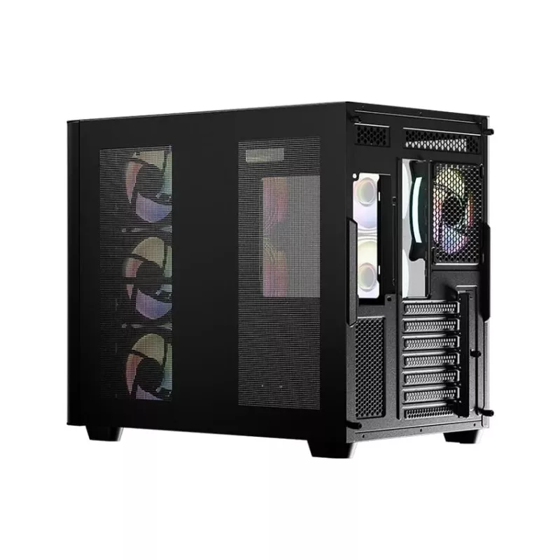 Κουτί υπολογιστή LC-Power LC-8001B-ON Midi Tower Μαύρο