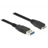Καλώδιο USB DeLOCK 85074 USB 3.2 Gen 1 2 m USB A Micro-USB B Μαύρο