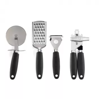 Σετ βοηθημάτων κουζίνας Russell Hobbs Venus Collection 4 τεμ. μαύρο