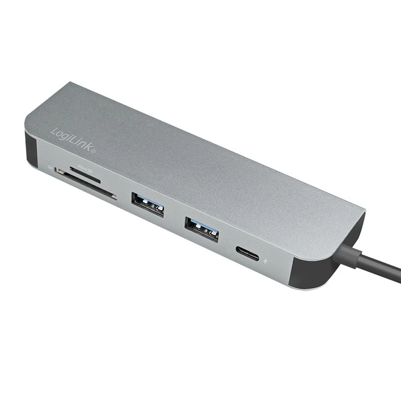 LogiLink UA0343 USB-C Multiport Hub αλουμινίου USB 3.2 2nd Gen Mult