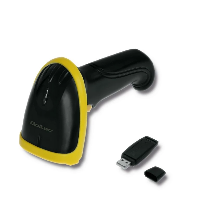 Qoltec 50862 Ασύρματος σαρωτής barcode λέιζερ 1D | 2.4GHz