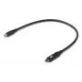 Καλώδιο USB Ubiquiti UACC-Cable-USB-100W-0.3M-BK USB C μαύρο γκρι 0,3 m