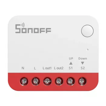 Έξυπνος διακόπτης Sonoff MINI-ZBRBS συμβατός με ZigBee μίνι μέγεθος για χωνευτή τοποθέτηση, επίπεδο ρελέ