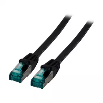 EFB-Elektronik RJ45 καλώδιο patch Cat.6A S/FTP LSZH μαύρο 1,5m Κατασκευαστής: EFB Elektronik (MK6001.1,5B)