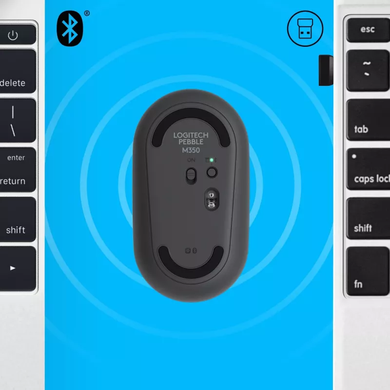 Ποντίκι USB Οπτικό Ασύρματο M350/GRAPHITE 910-005718 Logitech