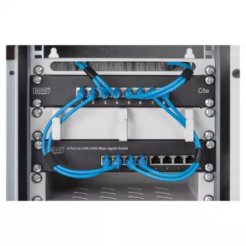 Switch DIGITUS 10 ιντσών Gigabit Ethernet 8-Port Unmanaged - 8x Gigabit RJ45, rackmountable