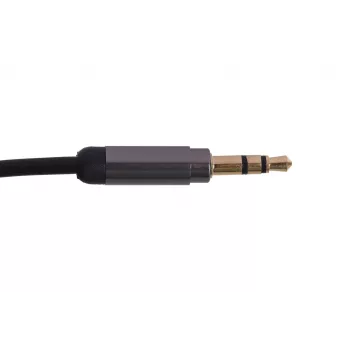 Gembird CCAP-444-1M Καλώδιο ήχου 3,5mm μαύρο (CCAP-444-1M)