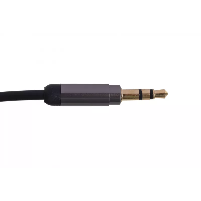 Gembird CCAP-444-1M Καλώδιο ήχου 3,5mm μαύρο (CCAP-444-1M)