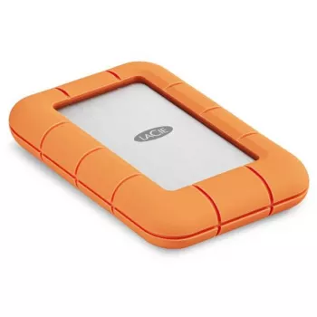 Εξωτερικός SSD LaCie STND4000400 4 TB USB4 Gen 3x2 Thunderbolt USB Type-C, Πορτοκαλί/Ανοξείδωτο ατσάλι