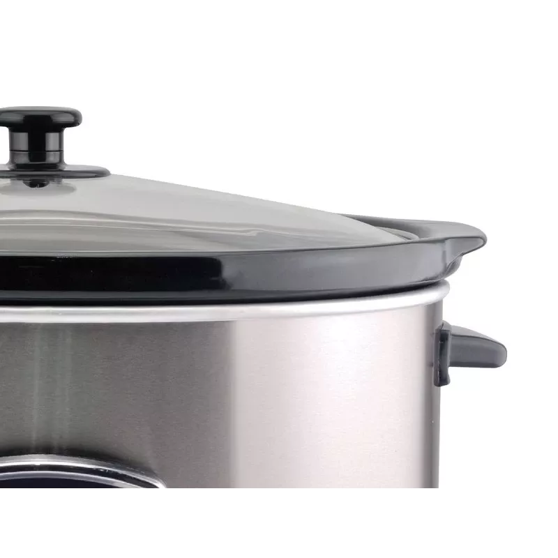 Beper BC.510 ψηφιακή αργή κατσαρόλα, 4,5 l, 280 W, ανοξείδωτο ατσάλι