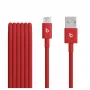 Apple Beats Καλώδιο υφασμάτινο USB-A σε USB-C (1,5 m) - Rapid Red (MFEJ4ZM/A)