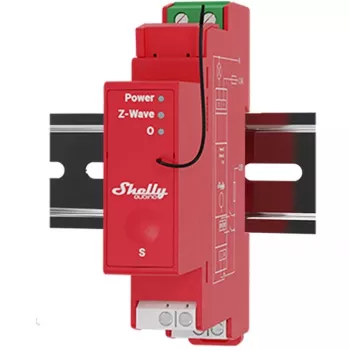 Ρελέ ημιαγωγού Shelly Qubino Wave PRO 1PM Κόκκινο 16A 110-240V