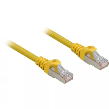 Καλώδιο δικτύου Sharkoon Cat.6a S/FTP RJ-45 Cat6a 2 m Κίτρινο