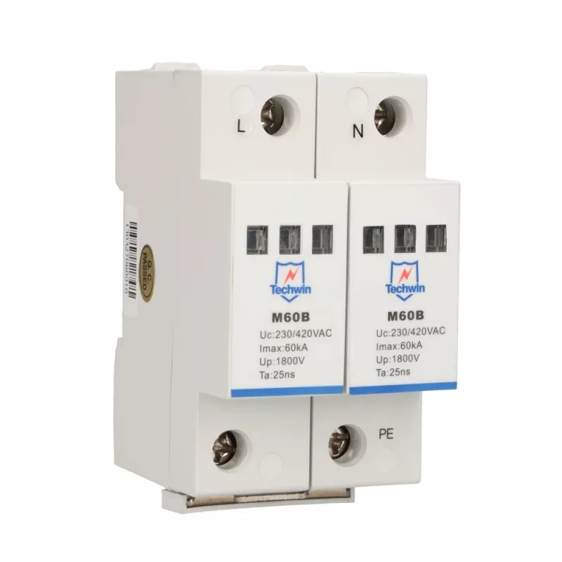 Προστασία υπέρτασης M60B2, 2P 1F 60kA max. ρεύμα κρούσης