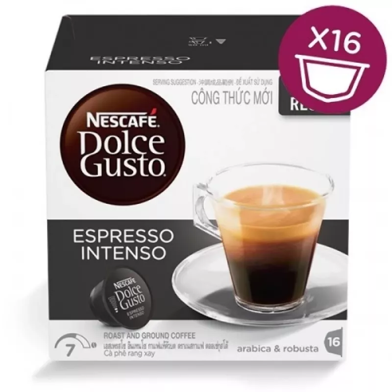 Nescafe Dolce Gusto Espresso Intenso Καφές, 16 κάψουλες