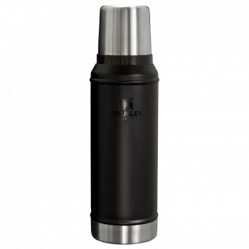 Θερμός STANLEY Legendary Classic 0,94 L, μαύρο, διπλού τοιχώματος θερμομόνωση κενού