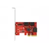 Κάρτα SATA PCI Express x4 DeLOCK 6 θυρών Low Profile