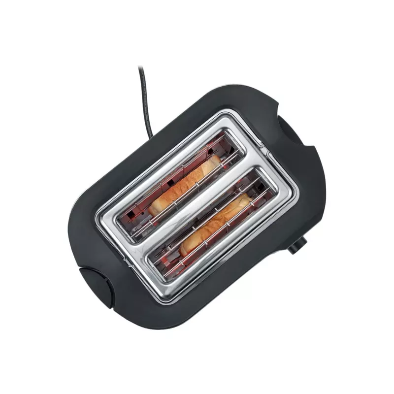 Severin 2589 2 φέτες 800 W μαύρο, ανοξείδωτο ατσάλι
