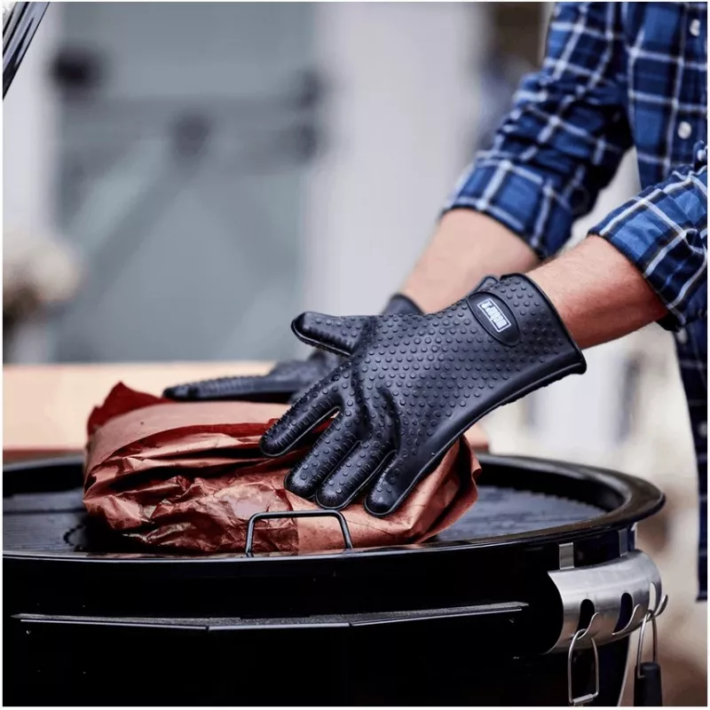 Weber 7017 γάντια ψησταριάς σιλικόνης μαύρα