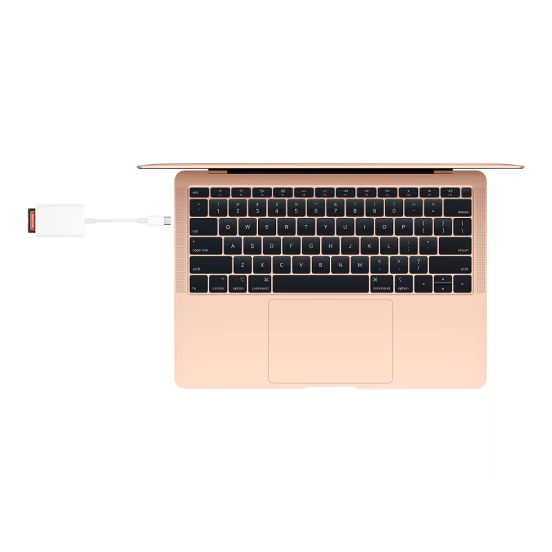 Αναγνώστης καρτών Apple MW653ZM/A USB 2.0 Type-C λευκό συμβατό με SD