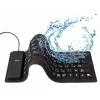 Πληκτρολόγιο σιλικόνης USB+PS/2 μαύρο