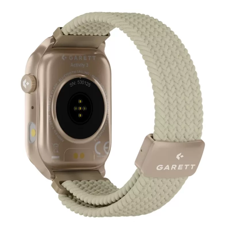 Smartwatch Garett Activity 3 χρυσό — Garett Activity 3, χρυσό χρώμα
