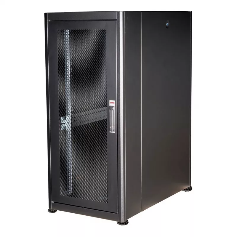 ROLINE 19 ιντσών Ράφι Server Basic 26 HE, 600x1000 ΠxΒ διάτρητο μαύρο