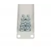 Τυφλό πάνελ rack Extralink Front Blank Panel 1U 19 inch γκρι, χαλύβδινο κουτί