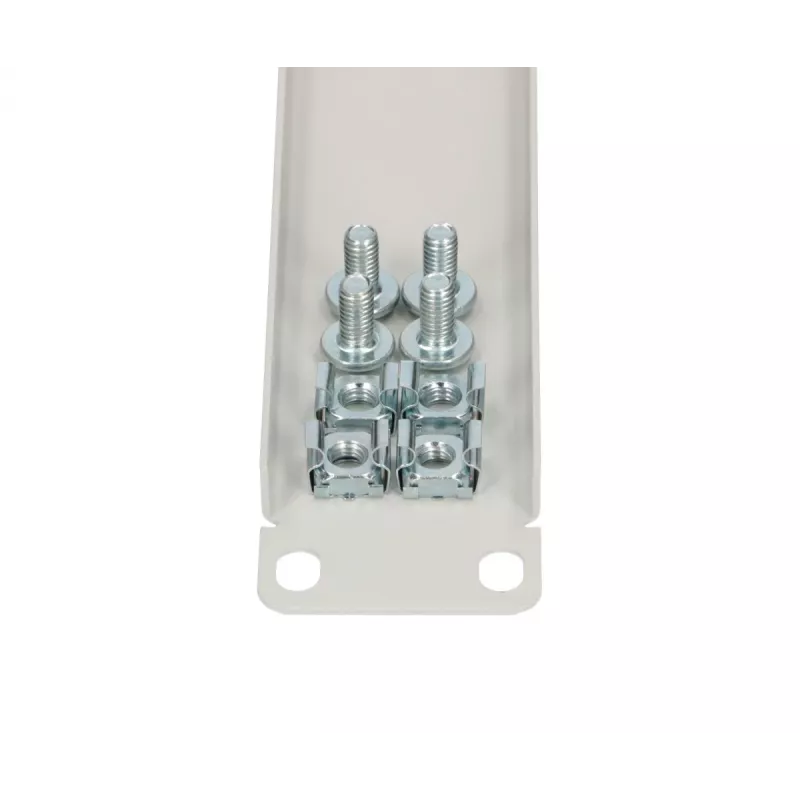 Τυφλό πάνελ rack Extralink Front Blank Panel 1U 19 inch γκρι, χαλύβδινο κουτί