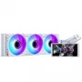 Υδρόψυξη AiO Phanteks Glacier One 360M25 LCD, οθόνη 6 inch - 360 mm, λευκό