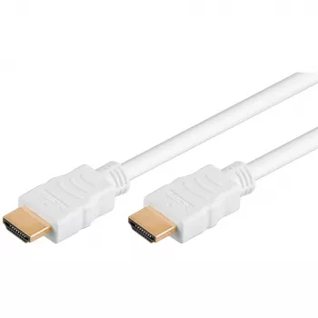 Goobay Καλώδιο HDMI 5m Type A βύσμα αρσενικό σε αρσενικό 18 Gbit/s Λευκό