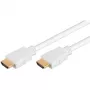 Goobay Καλώδιο HDMI 5m Type A βύσμα αρσενικό σε αρσενικό 18 Gbit/s Λευκό