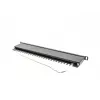 Patchpanel LANBERG PPS5-0024-B 24 θυρών CAT5e, μέταλλο, 0,5 U, 445×99×22,3 mm, μαύρο