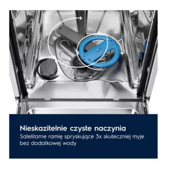 Εντοιχιζόμενο Πλυντήριο Πιάτων Electrolux EES48401L — 600 mm, 13–14 σερβίτσια, Ενεργειακή κλάση A, 10,5 l/κύκλο